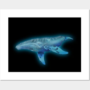 Humpback whale t-shirt designs Posters and Art